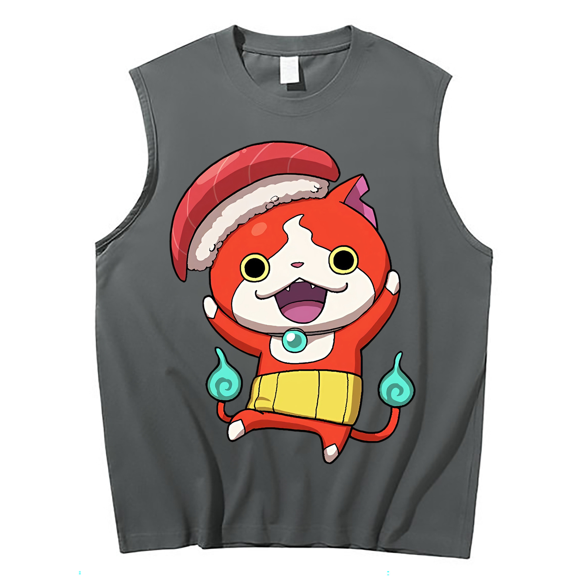 （画像用） 妖怪ウォッチ Yo-kai Watch コットン100％タンクトップ（フロントプリント）